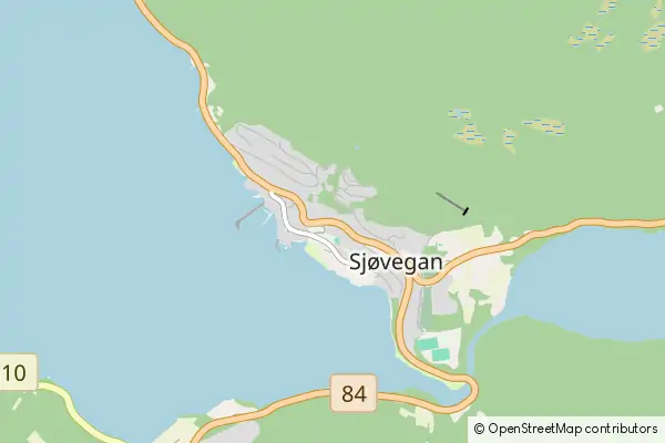 Mapa Sjovegan