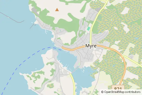 Mapa Myre