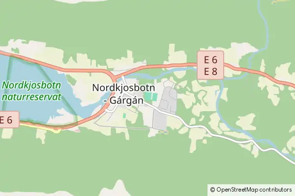 Mapa Nordkjosbotn