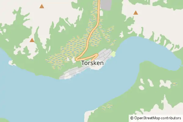 Mapa Torsken