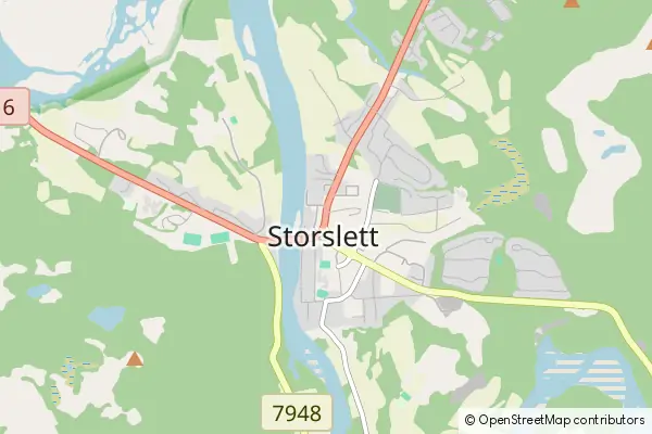 Mapa Storslett