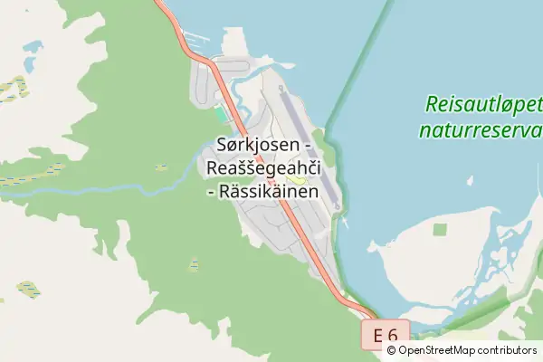 Mapa Sorkjosen