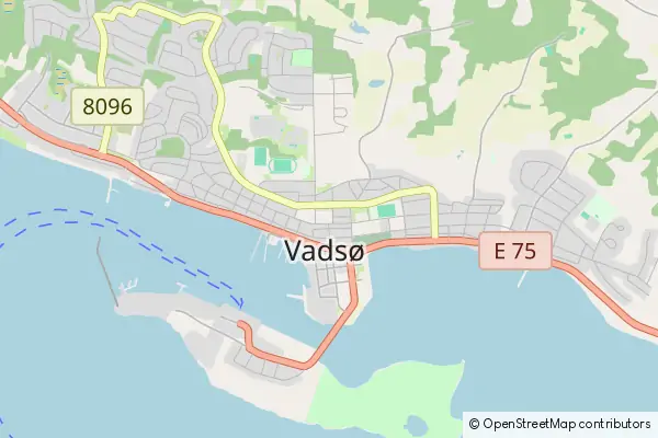 Mapa Vadsø