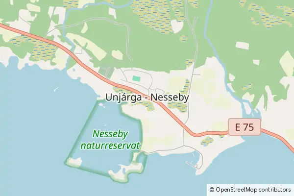 Mapa Nesseby