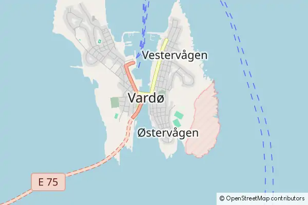 Mapa Vardø