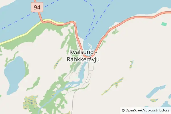 Mapa Kvalsund