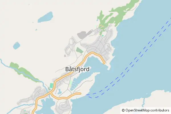 Mapa Båtsfjord