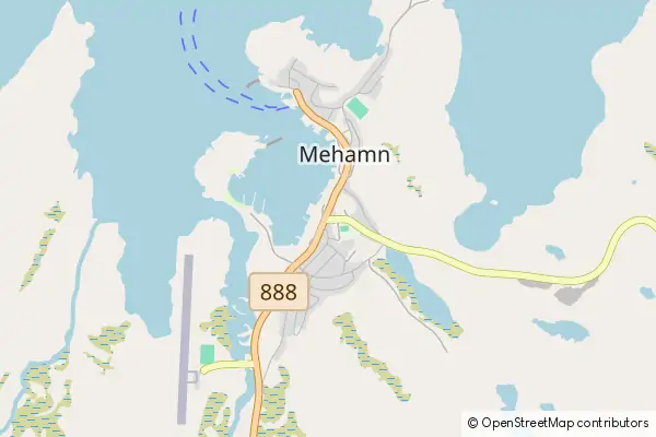 Mapa Mehamn