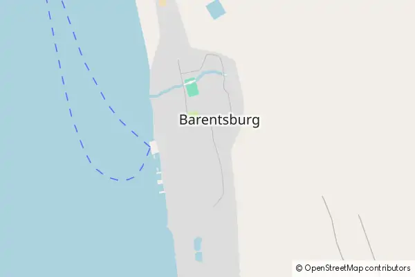 Mapa Barentsburg