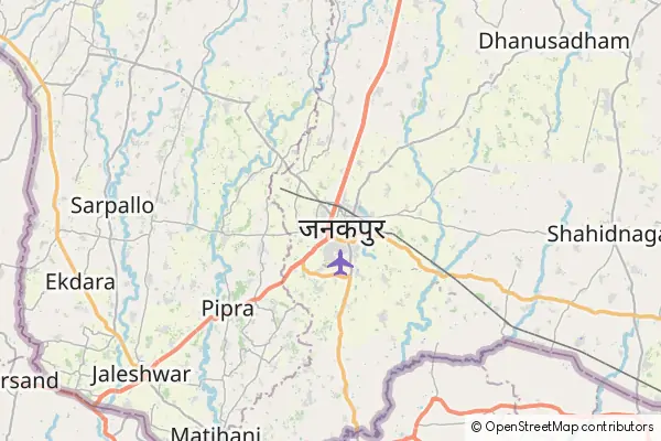 Mapa Dźanakpur