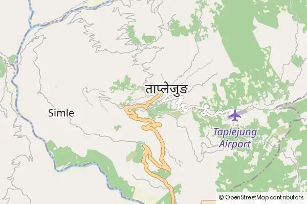 Mapa Taplejung