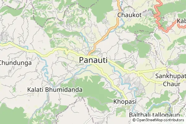 Mapa Panauti