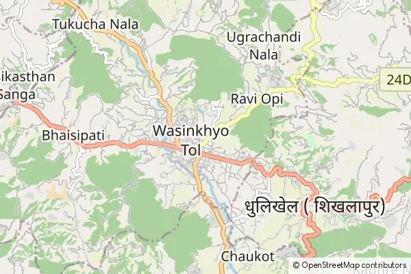 Mapa Banepa