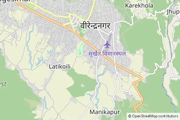 Mapa Birendra Nagar