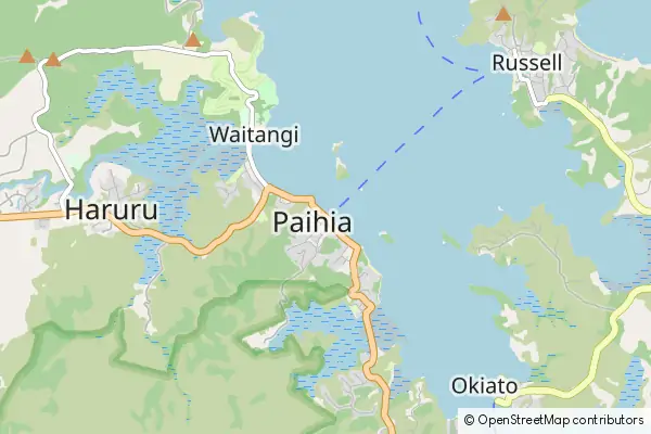 Mapa Paihia