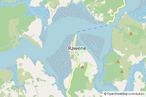 Mapa Rawene