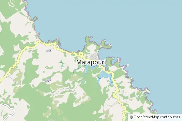 Mapa Matapouri