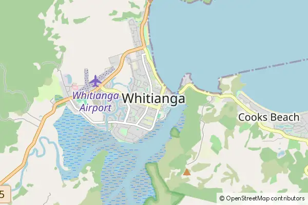 Mapa Whitianga