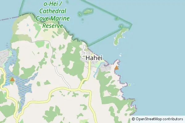 Mapa Hahei