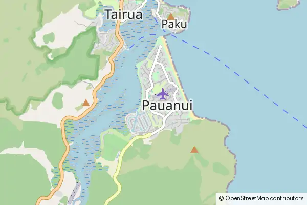 Mapa Pauanui