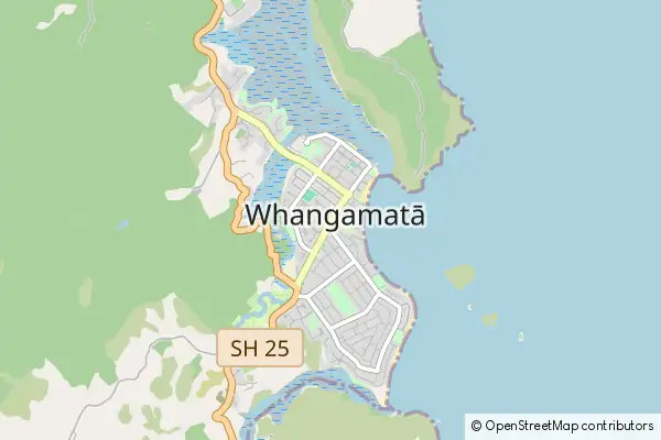 Mapa Whangamata