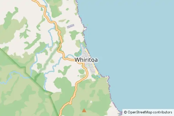 Mapa Whiritoa