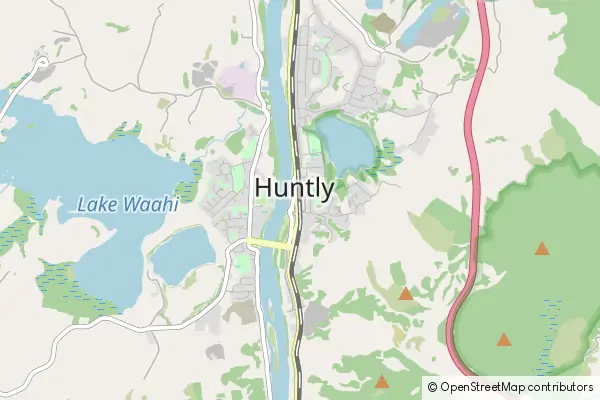 Mapa Huntly