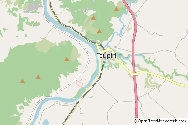 Mapa Taupiri