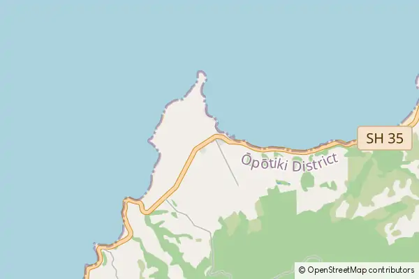 Mapa Waihau Bay