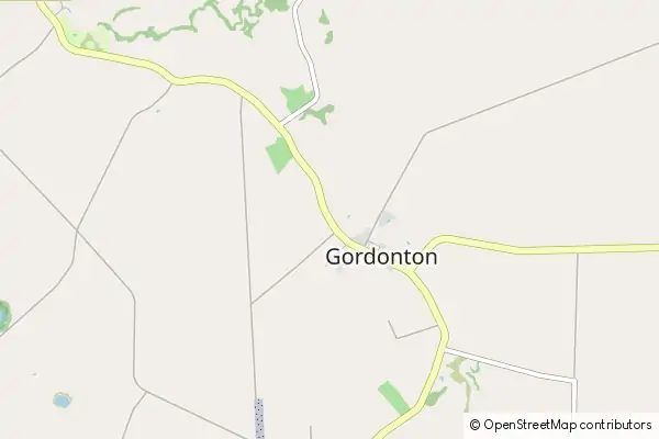 Mapa Gordonton