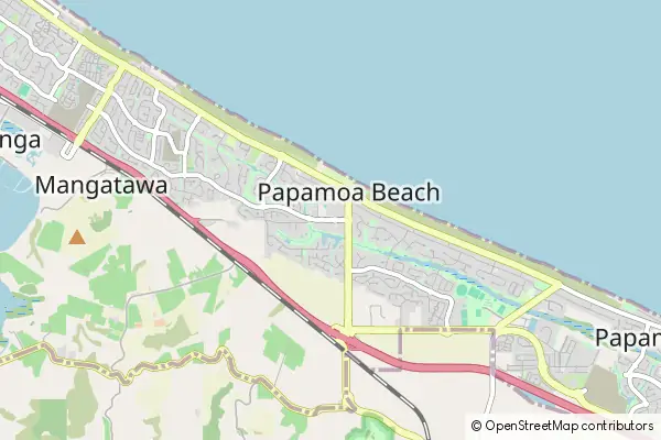 Mapa Papamoa