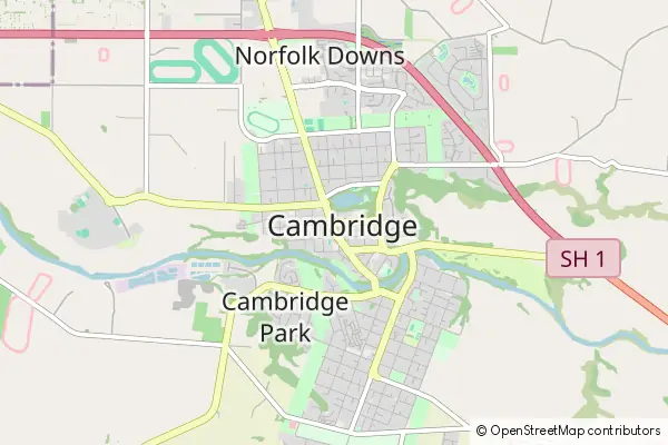 Mapa Cambridge