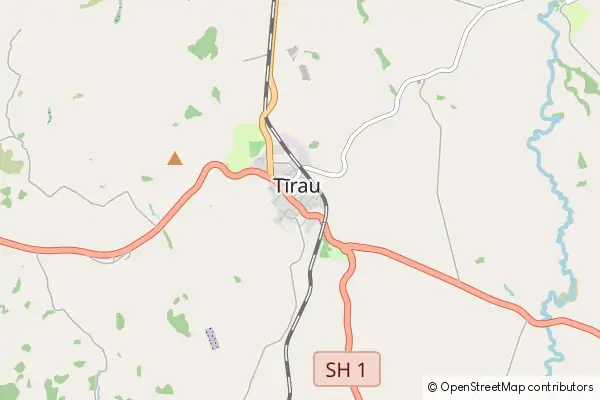 Mapa Tirau