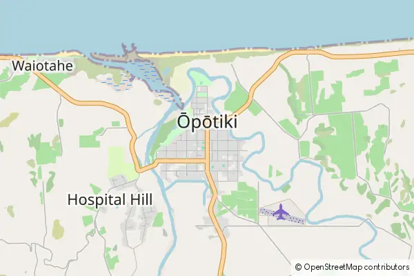 Mapa Opotiki