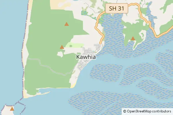 Mapa Kawhia