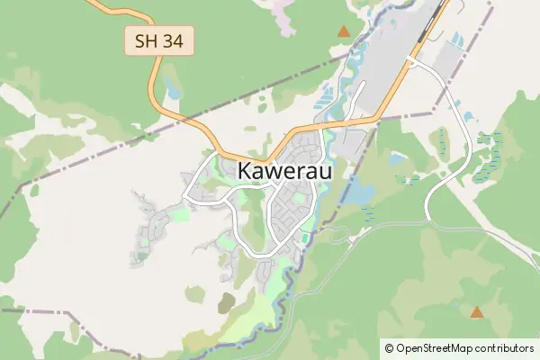 Mapa Kawerau