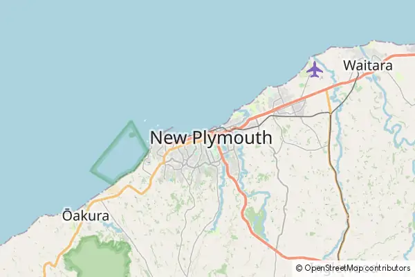 Mapa New Plymouth