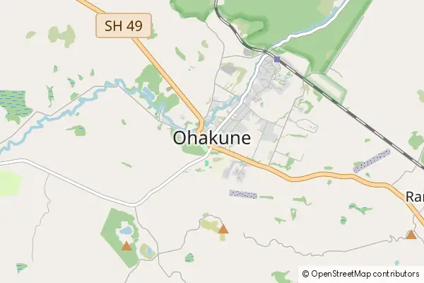 Mapa Ohakune