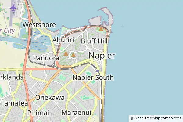 Mapa Napier