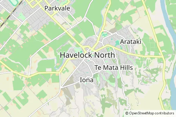 Mapa Havelock North