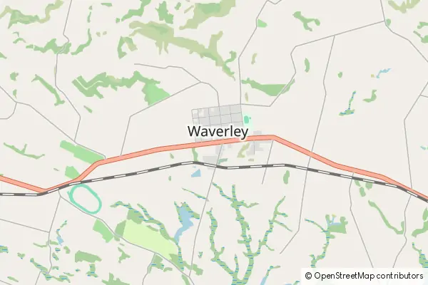 Mapa Waverly