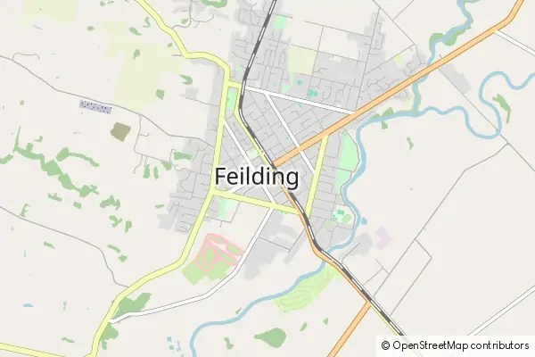 Mapa Feilding