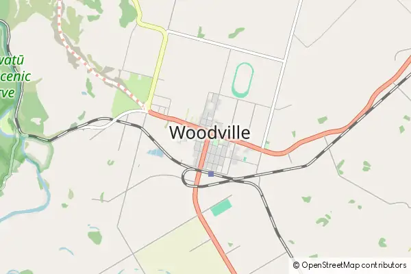 Mapa Woodville