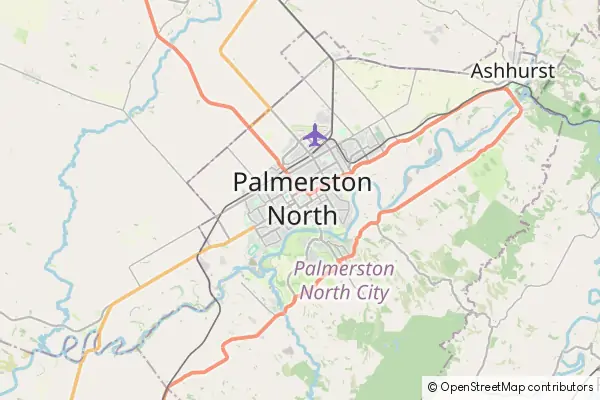 Mapa Palmerston North