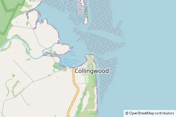 Mapa Collingwood