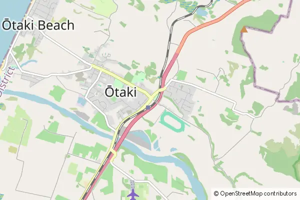 Mapa: Otaki • © OpenStreetMap contributors Mapa Otaki