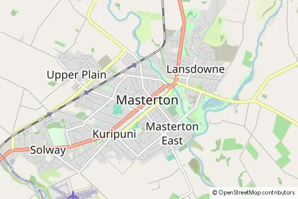 Mapa Masterton