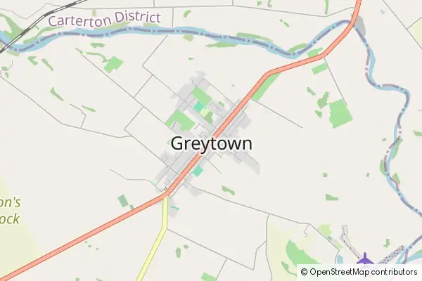 Mapa Greytown