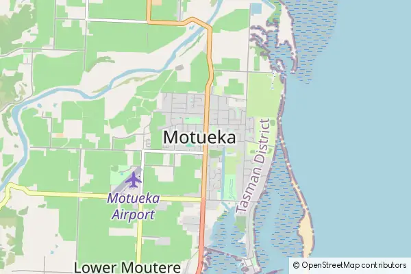 Mapa Motueka