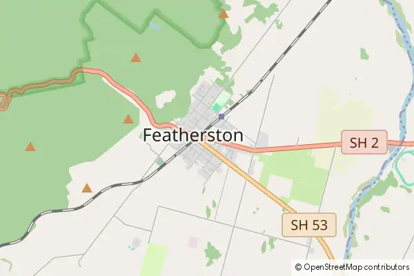 Mapa Featherston